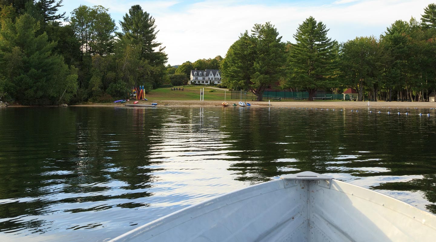 Canoe on Pleasant Lake, New London Attractions