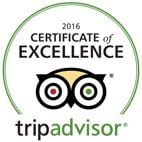 TripAdvisor 2016 Hall of Fame & Certificate of Excellence